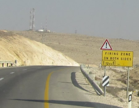 Driving through the Negev 